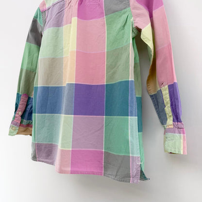 【美品】GAP KIDS 長袖シャツ チェック S（6-7）サイズ【クリーニング発送】