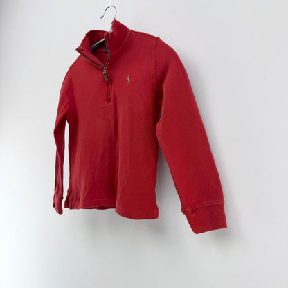 【美品】POLO RALPH LAUREN セーター レッド 6サイズ 【クリーニング発送】