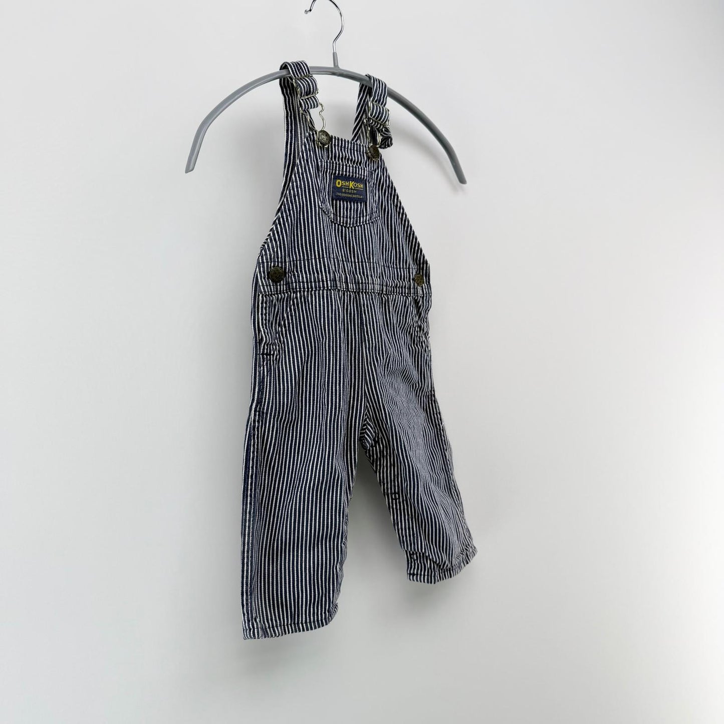 【美品】OshKosh デニムオーバーオール ネイビー 18サイズ【クリーニング発送】