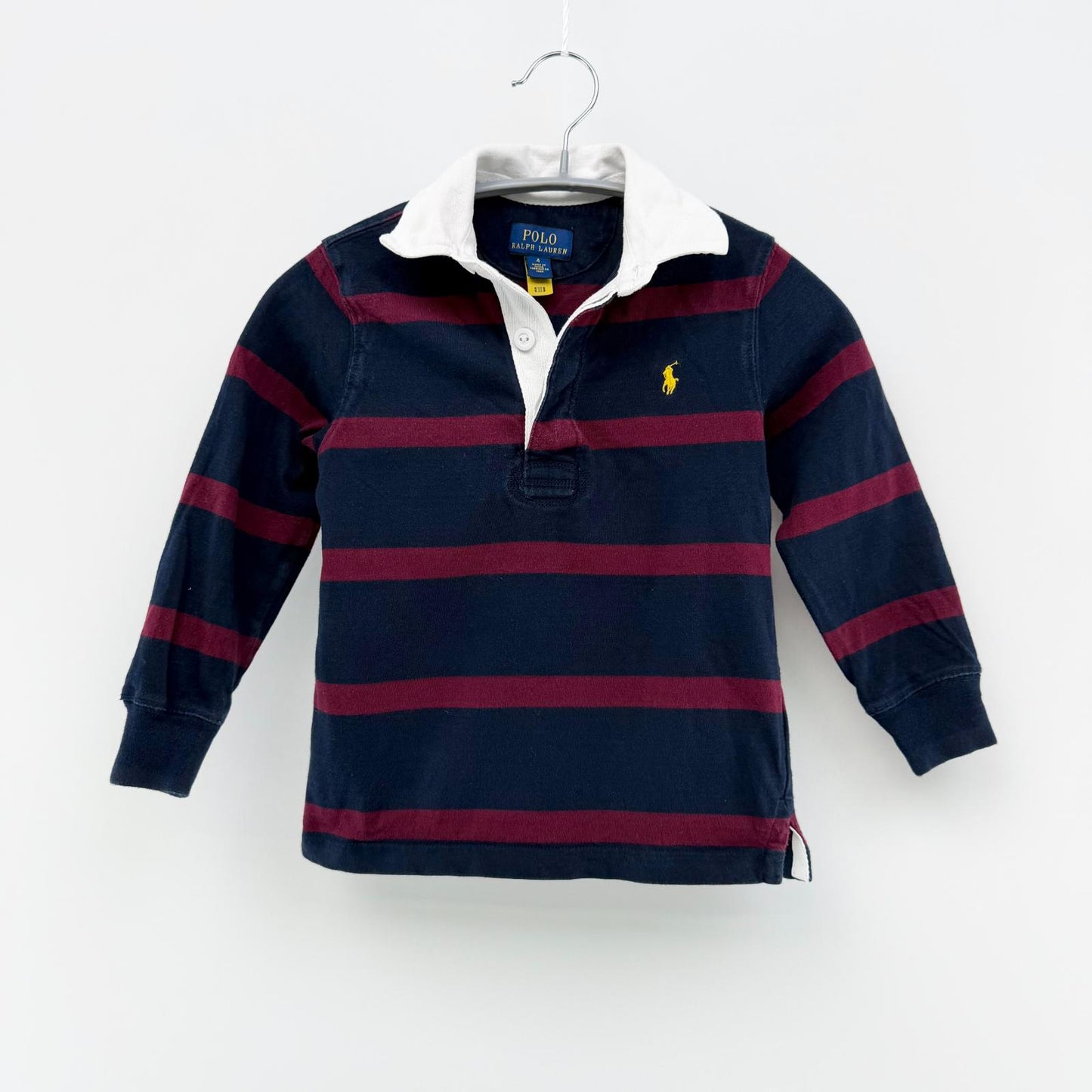 【美品】POLO RALPH LAUREN ポロシャツ ボーダー 4サイズ【クリーニング発送】