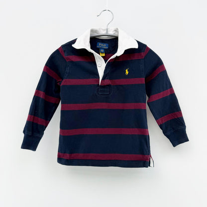 【美品】POLO RALPH LAUREN ポロシャツ ボーダー 4サイズ【クリーニング発送】