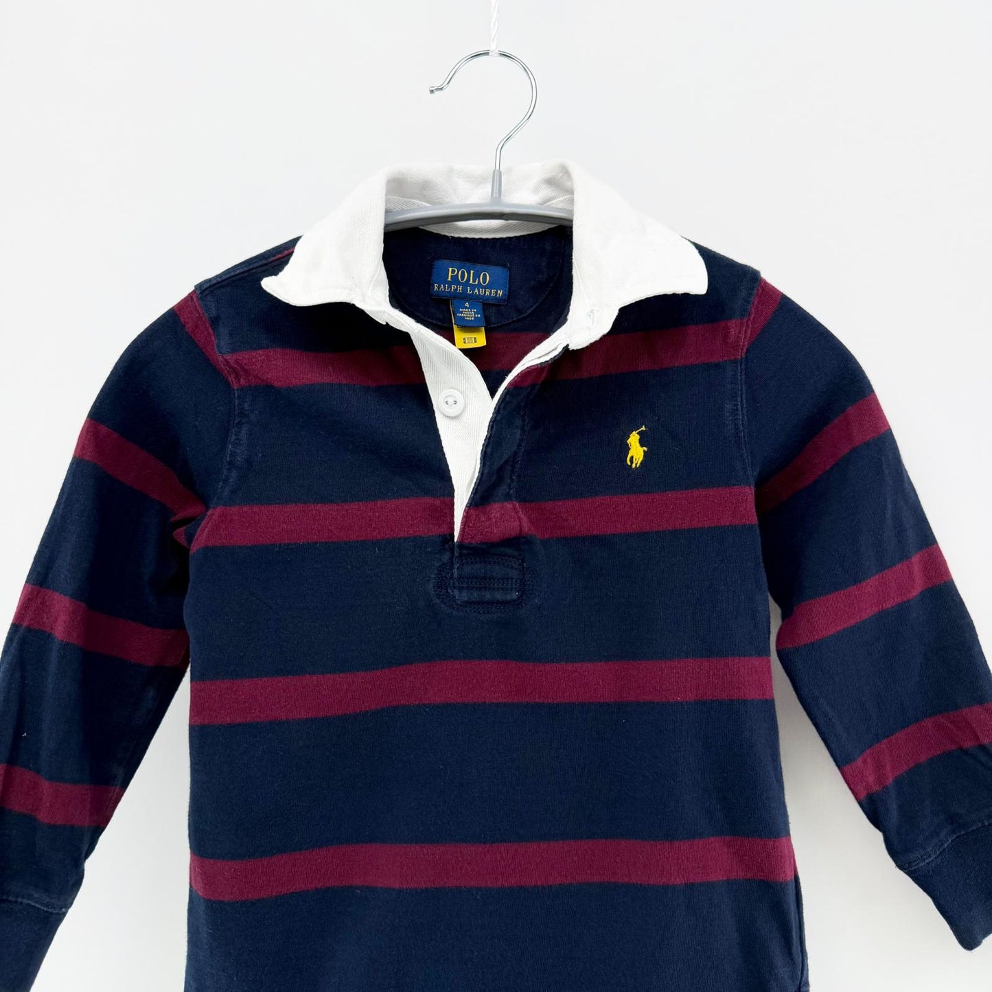 【美品】POLO RALPH LAUREN ポロシャツ ボーダー 4サイズ【クリーニング発送】
