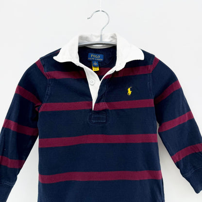 【美品】POLO RALPH LAUREN ポロシャツ ボーダー 4サイズ【クリーニング発送】