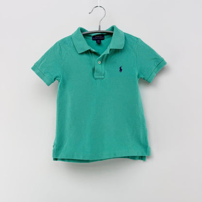 【美品】POLO RALPH LAUREN 半袖ポロシャツ グリーン 3サイズ【クリーニング発送】
