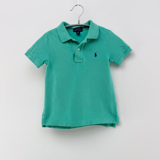 【美品】POLO RALPH LAUREN 半袖ポロシャツ グリーン 3サイズ【クリーニング発送】
