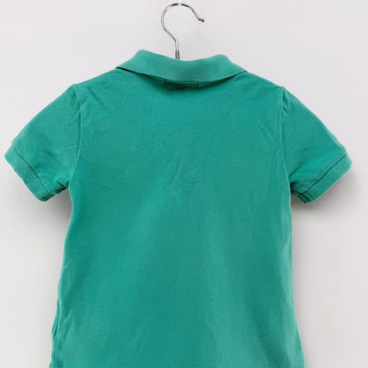 【美品】POLO RALPH LAUREN 半袖ポロシャツ グリーン 3サイズ【クリーニング発送】