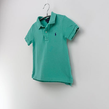 【美品】POLO RALPH LAUREN 半袖ポロシャツ グリーン 3サイズ【クリーニング発送】