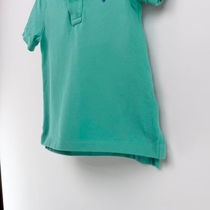 【美品】POLO RALPH LAUREN 半袖ポロシャツ グリーン 3サイズ【クリーニング発送】