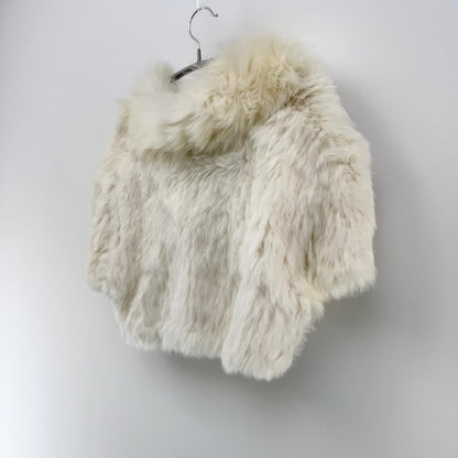 【美品】Nanette Lepore ボレロ ホワイト Fサイズ【クリーニング発送】