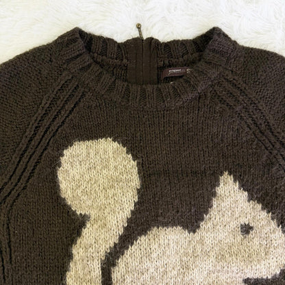 【美品】Bershka ニット ブラウン Sサイズ【クリーニング発送】