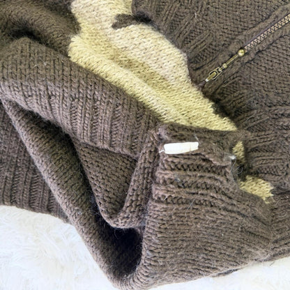 【美品】Bershka ニット ブラウン Sサイズ【クリーニング発送】