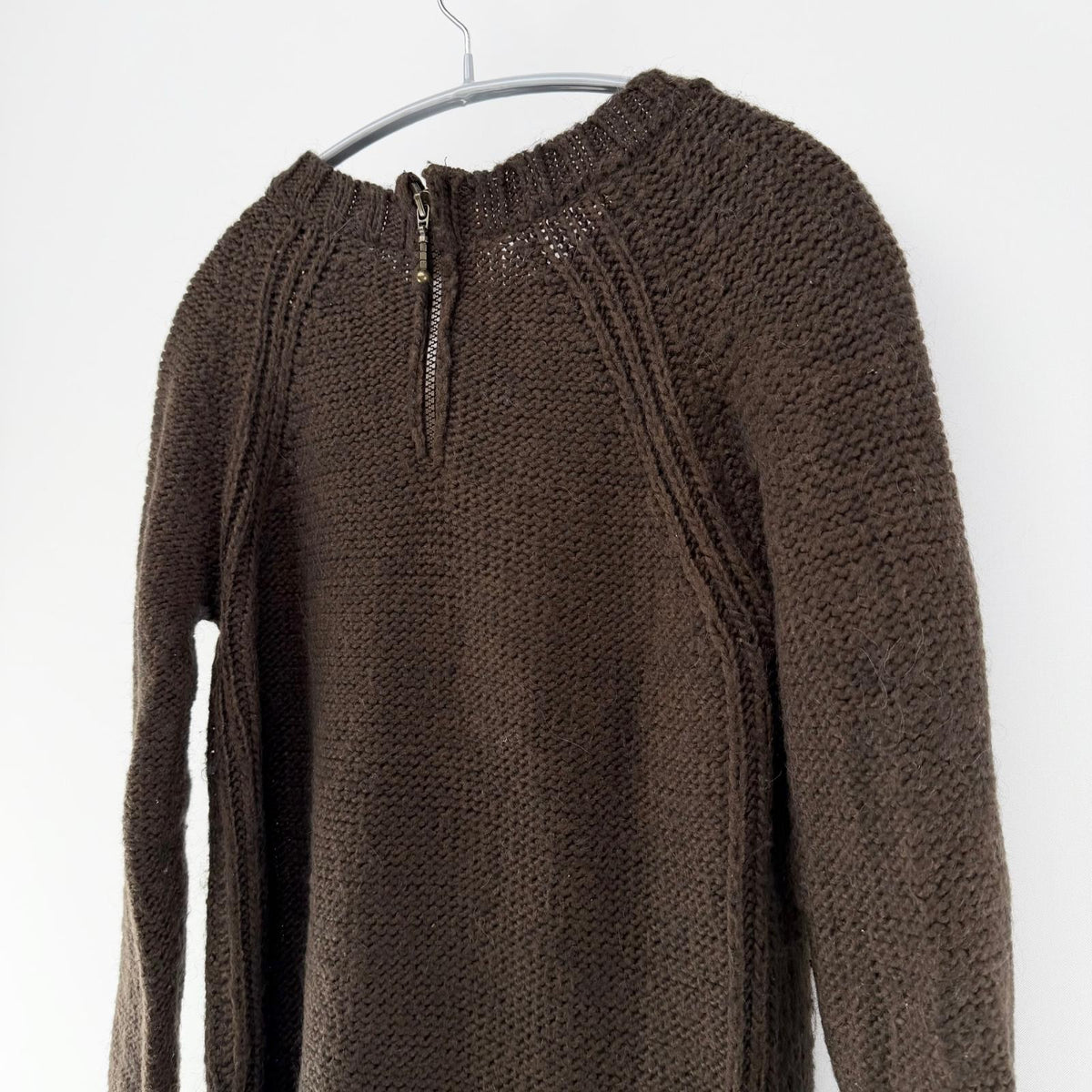 【美品】Bershka ニット ブラウン Sサイズ【クリーニング発送】