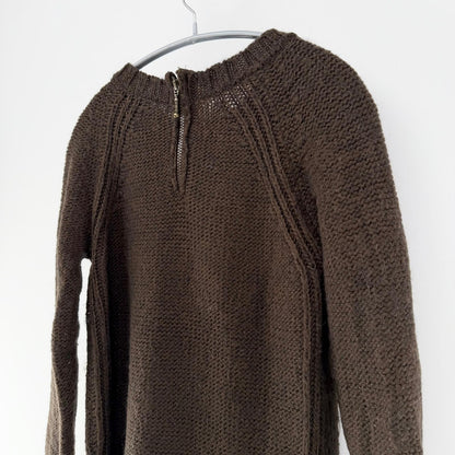 【美品】Bershka ニット ブラウン Sサイズ【クリーニング発送】