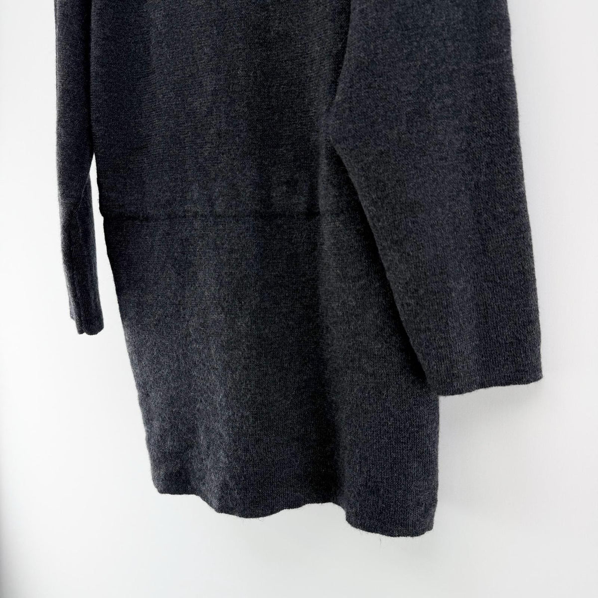 【美品】IENA ニットカーディガン グレイ Fサイズ【クリーニング発送】