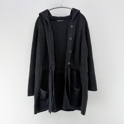 【美品】IENA ニットカーディガン グレイ Fサイズ【クリーニング発送】