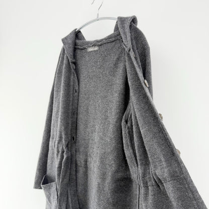 【美品】IENA ニットカーディガン グレイ Fサイズ【クリーニング発送】
