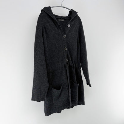 【美品】IENA ニットカーディガン グレイ Fサイズ【クリーニング発送】