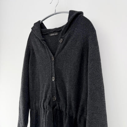 【美品】IENA ニットカーディガン グレイ Fサイズ【クリーニング発送】