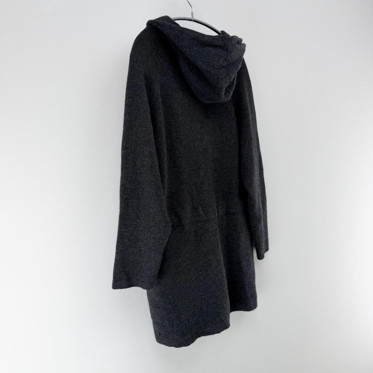 【美品】IENA ニットカーディガン グレイ Fサイズ【クリーニング発送】