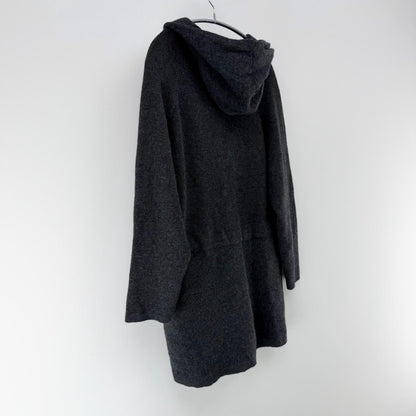 【美品】IENA ニットカーディガン グレイ Fサイズ【クリーニング発送】