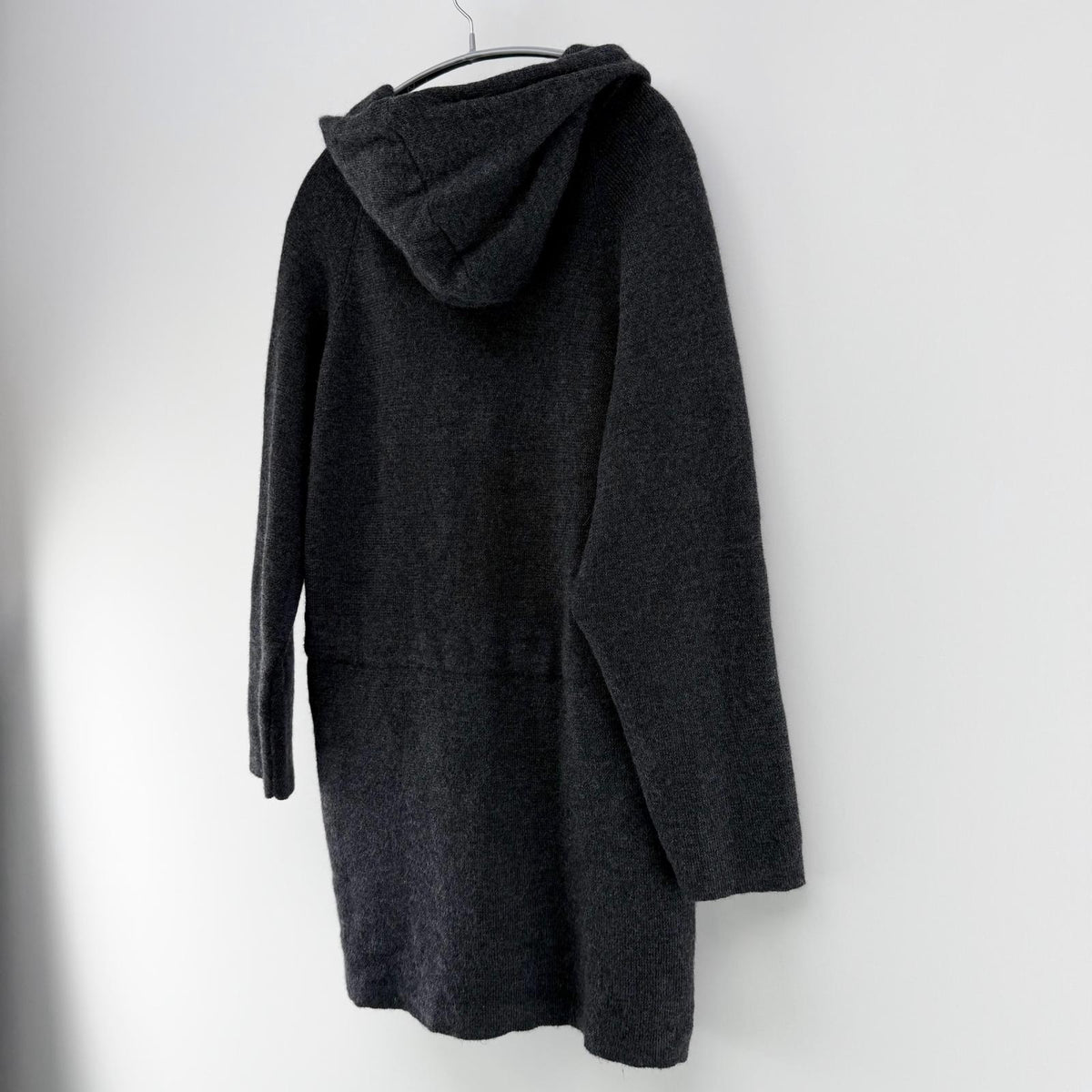 【美品】IENA ニットカーディガン グレイ Fサイズ【クリーニング発送】