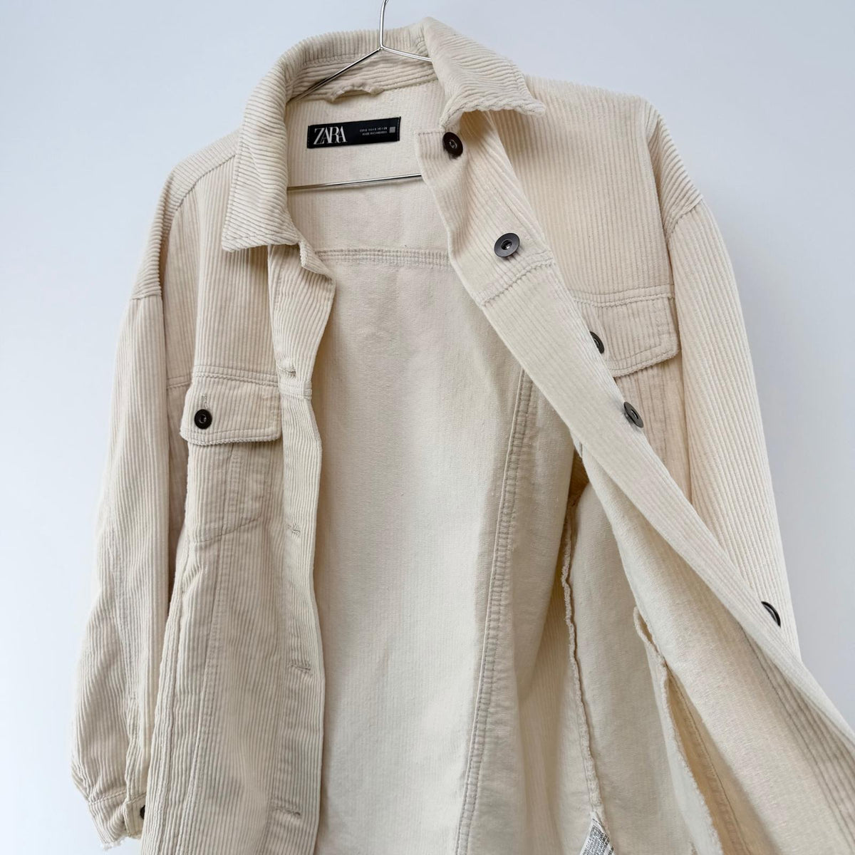 ZARA カバーオール ベージュ Sサイズ【クリーニング発送】