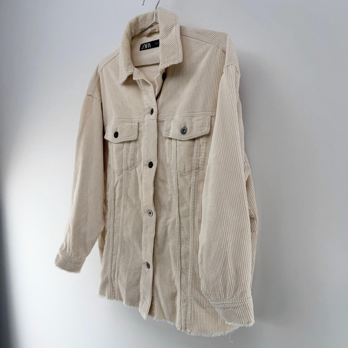 ZARA カバーオール ベージュ Sサイズ【クリーニング発送】