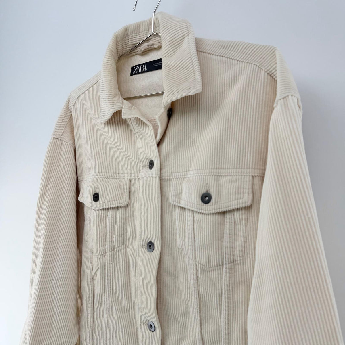 ZARA カバーオール ベージュ Sサイズ【クリーニング発送】