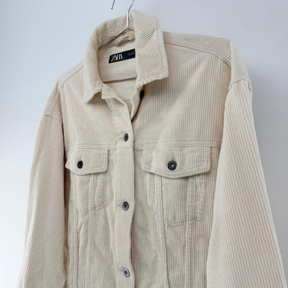 ZARA カバーオール ベージュ Sサイズ【クリーニング発送】