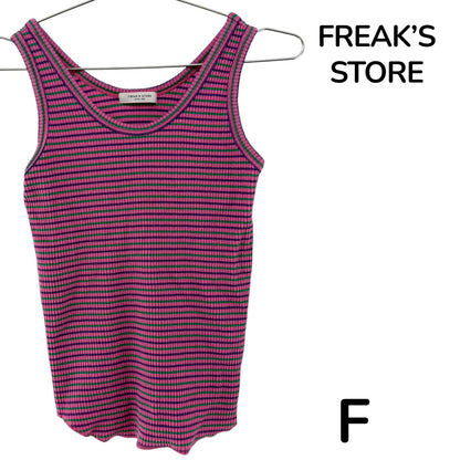 【美品】FREAK'S STORE タンクトップ ピンク Fサイズ【クリーニング発送】