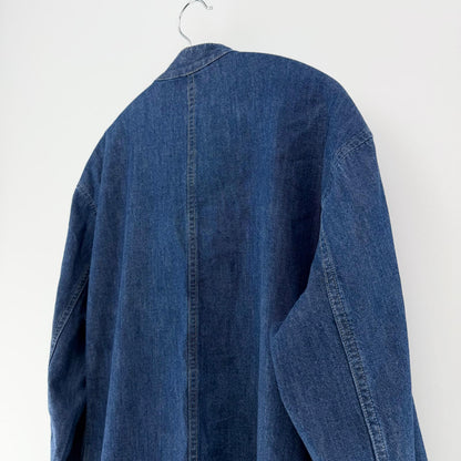 【美品】ユニクロ デニムカバーオール ネイビー XSサイズ【クリーニング発送】