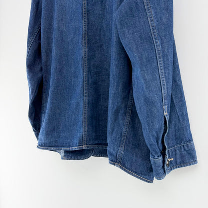 【美品】ユニクロ デニムカバーオール ネイビー XSサイズ【クリーニング発送】