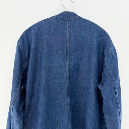 【美品】ユニクロ デニムカバーオール ネイビー XSサイズ【クリーニング発送】