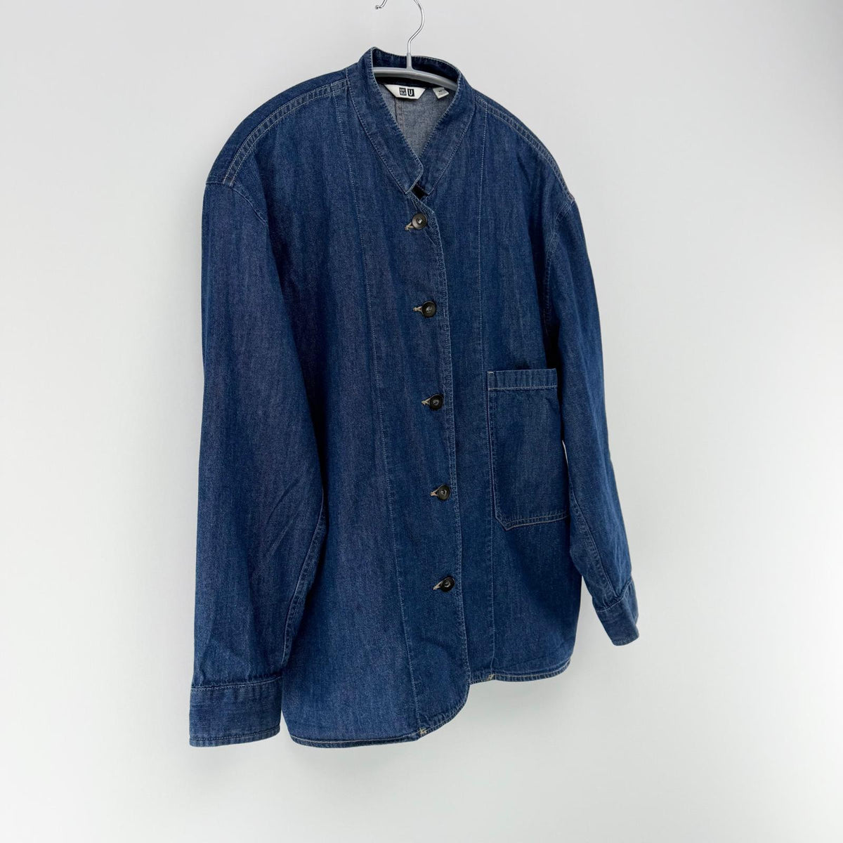 【美品】ユニクロ デニムカバーオール ネイビー XSサイズ【クリーニング発送】