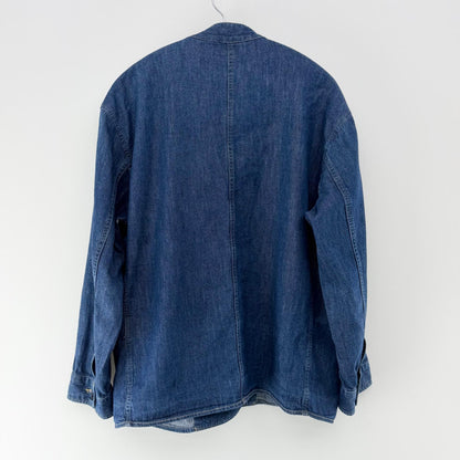 【美品】ユニクロ デニムカバーオール ネイビー XSサイズ【クリーニング発送】