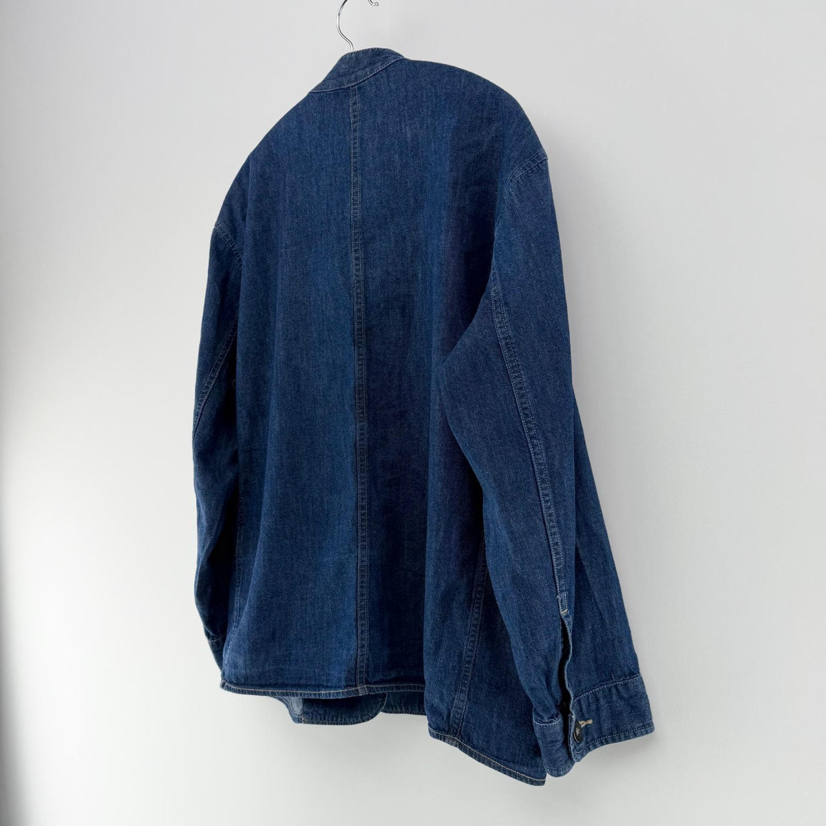 【美品】ユニクロ デニムカバーオール ネイビー XSサイズ【クリーニング発送】