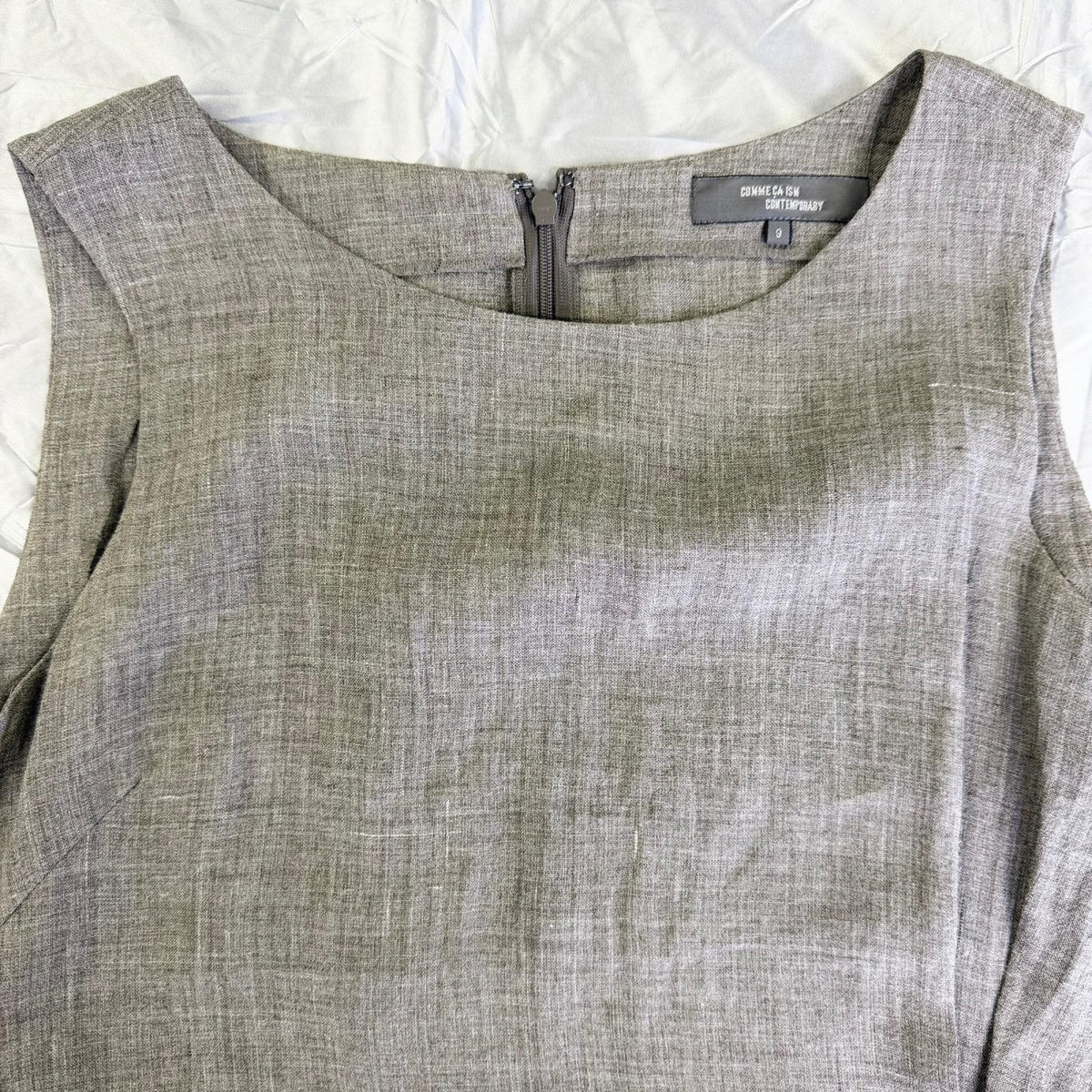 【美品】COMME CA ISM ワンピース ブラウン 9サイズ【クリーニング発送】
