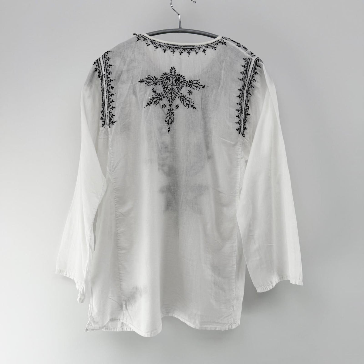 【美品】ROSE BUD ブラウス ホワイト Fサイズ【クリーニング発送】