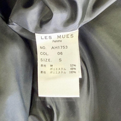 【美品】LES MUES トレンチコート ブラック Sサイズ【クリーニング発送】