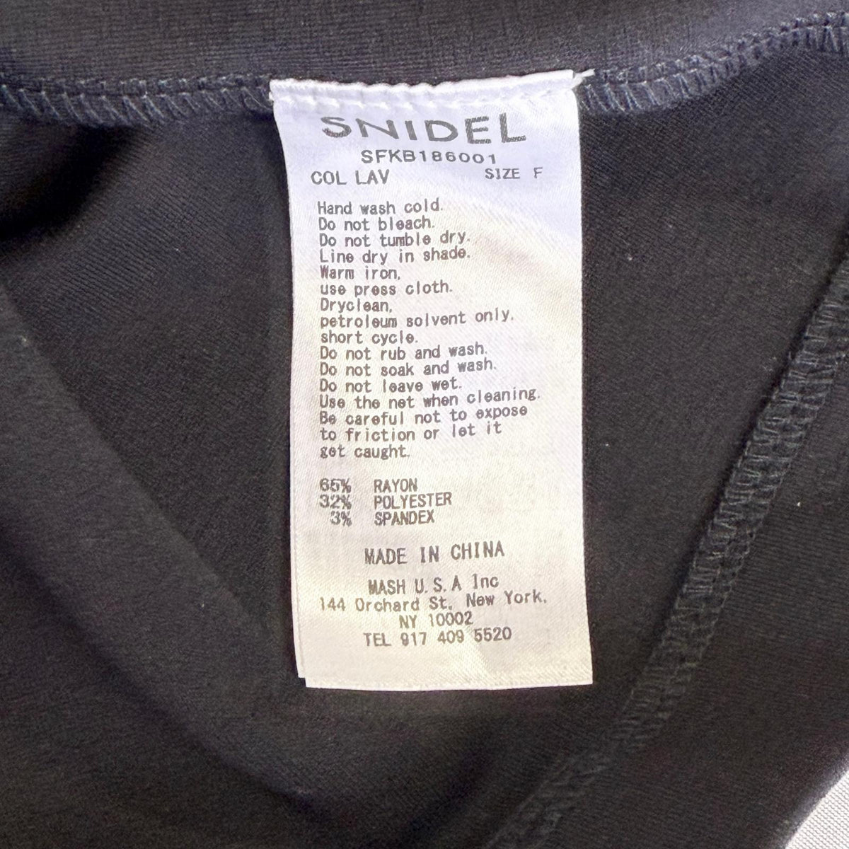 【美品】SNIDEL ワンピース ブラック Fサイズ【クリーニング発送】
