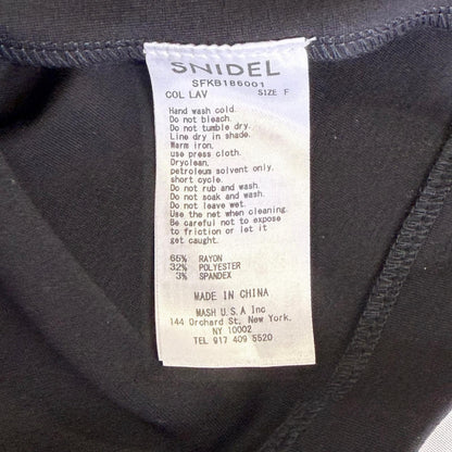 【美品】SNIDEL ワンピース ブラック Fサイズ【クリーニング発送】
