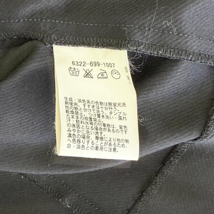 【美品】a day in the life ノーカラージャケット ブラック 36サイズ【クリーニング発送】