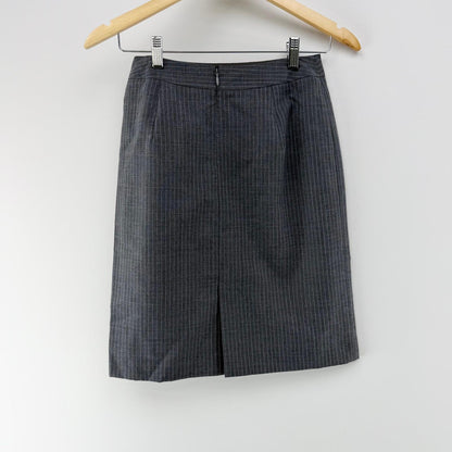 【美品】a day in the life スーツスカート上下 グレイ 36サイズ【クリーニング発送】