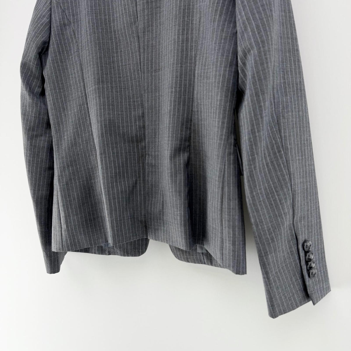 【美品】a day in the life スーツスカート上下 グレイ 36サイズ【クリーニング発送】