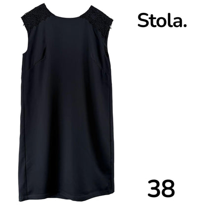 【美品】stola ワンピース ブラック 38サイズ【クリーニング発送】