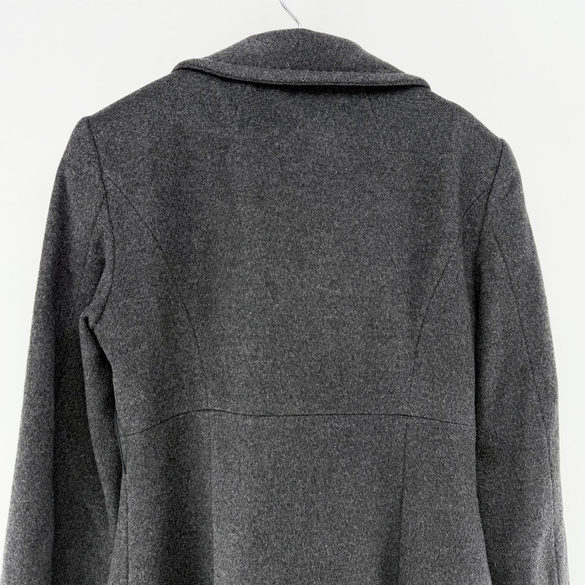 【美品】MAX&Co. チェスターコート グレイ 38サイズ【クリーニング発送】
