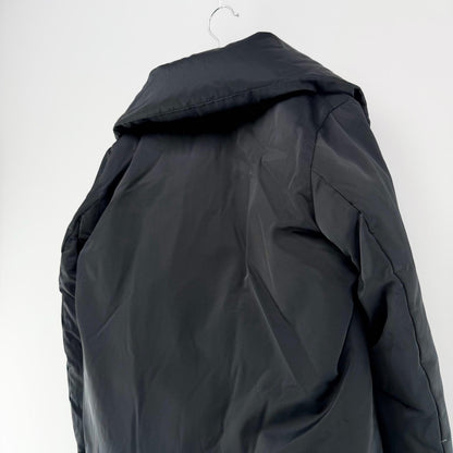 【美品】theory ダウンコート ブラック Pサイズ【クリーニング発送】