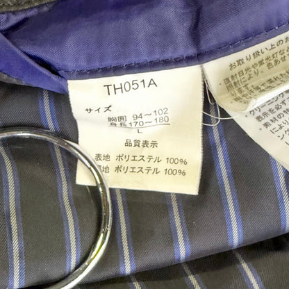 【美品】brummell トレンチコート ブラック Lサイズ【クリーニング発送】