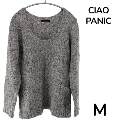 【美品】CAO PANIC ニット グレイ Mサイズ【クリーニング発送】