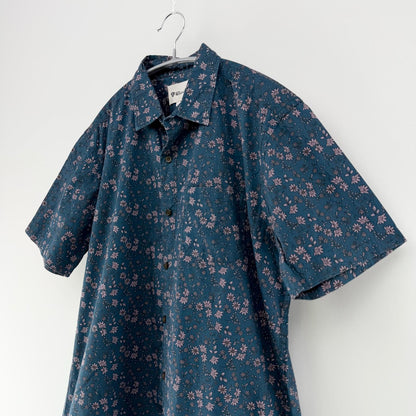 【美品】The shop TK 半袖シャツ ブルー Lサイズ【クリーニング発送】